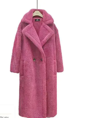 Long Winter Cashmere Lamb Winter Coat | ZanziZest