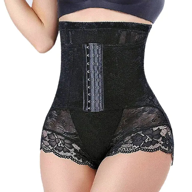 Sexy Lace Body Shaper with Zipper | ZanziZest