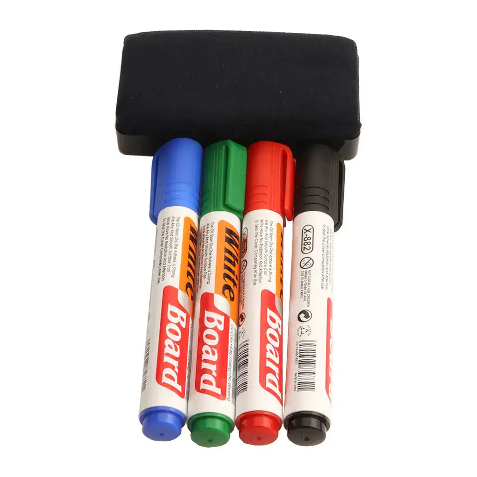 White Board Dry Erase Markers with Eraser Set | ZanziZest