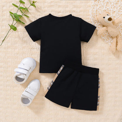 Baby Bear Graphic Round Neck Tee Set | ZanziZest