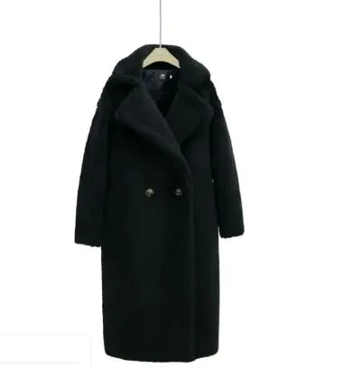 Long Winter Cashmere Lamb Winter Coat | ZanziZest