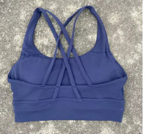 Women Cross Back Fitness Sport Bra | ZanziZest