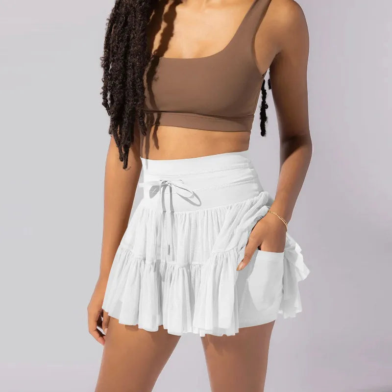 High Waist Lace Skorts | ZanziZest