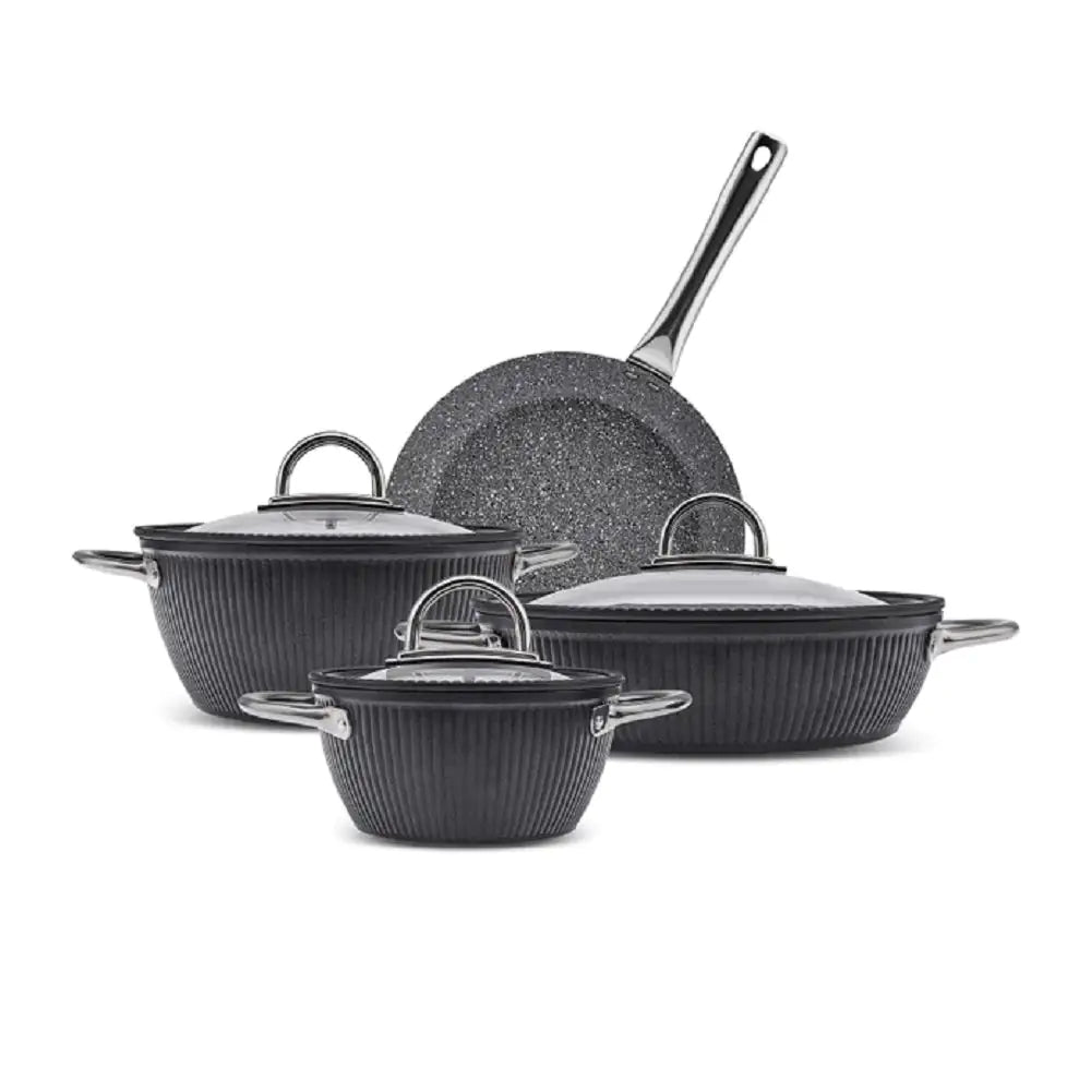 Karaca Biogranit Leona 7 Piece Cookware Set Professional Cookware | ZanziZest