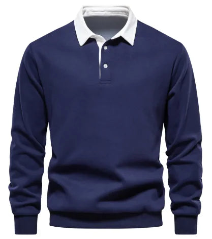 Men's Casual Polo Collar Sweater | ZanziZest