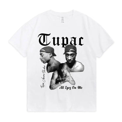 Graphic Cartoon Tupac Print T-shirt | ZanziZest