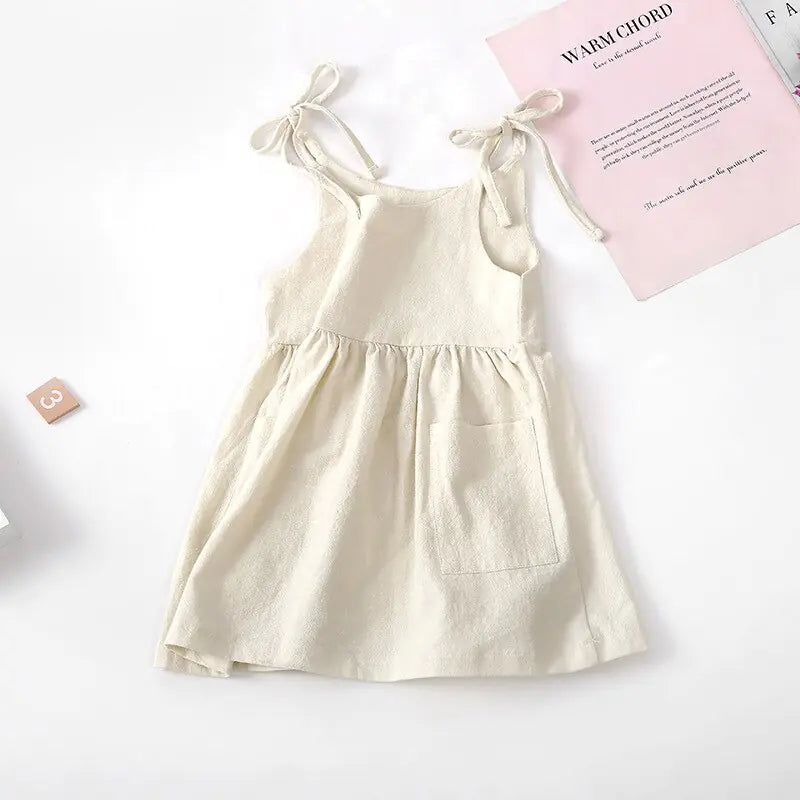 Sleeveless Cotton Toddler Dress | ZanziZest