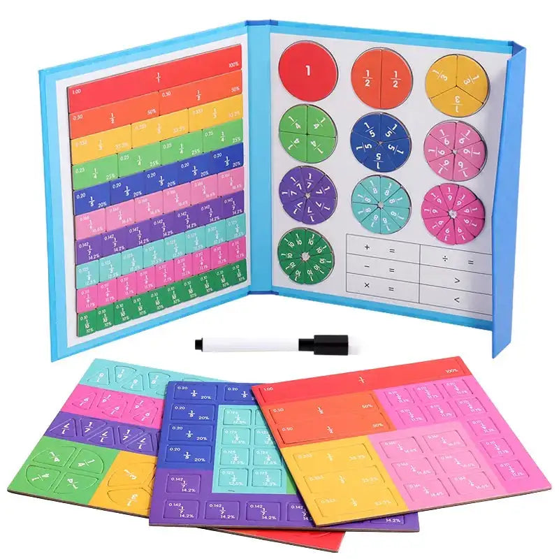 Children's Magnetic Fraction Book | ZanziZest