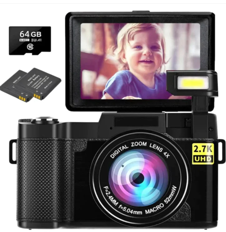 HD 27K With Flip HD Screen R2S Digital Camera | ZanziZest