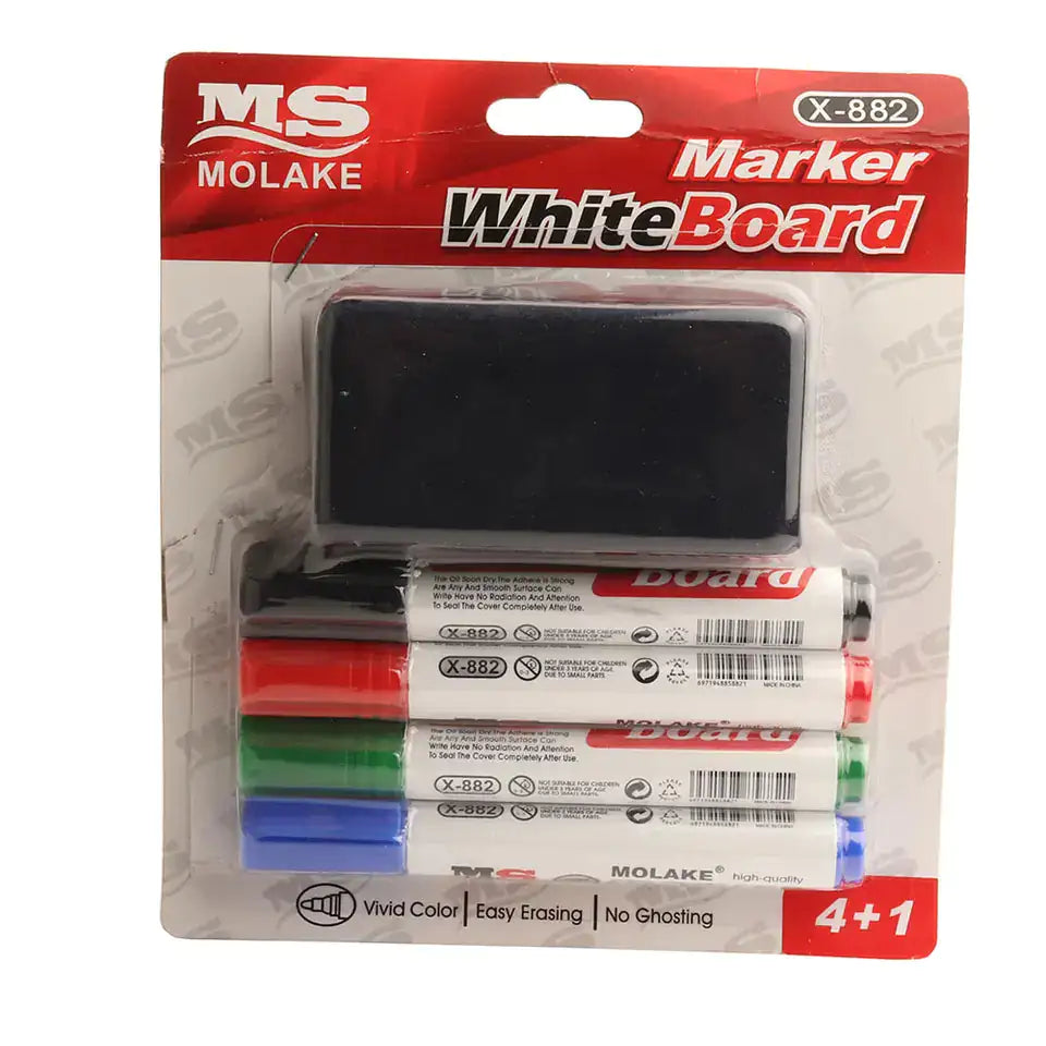 White Board Dry Erase Markers with Eraser Set | ZanziZest