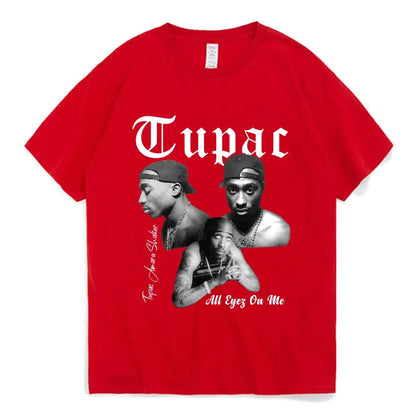 Graphic Cartoon Tupac Print T-shirt | ZanziZest