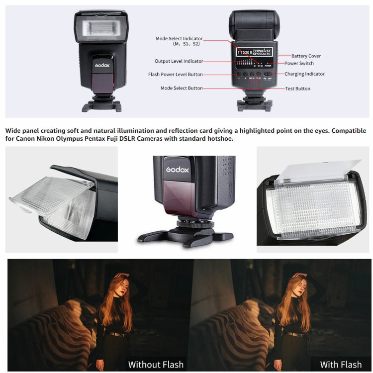 Godox TT520II Flash Speedlite | ZanziZest