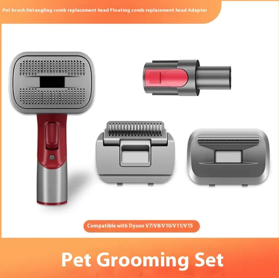 Full Series Pet Shaver Comb Suit with Hair Suction Head for Dogs and Cats | ZanziZest