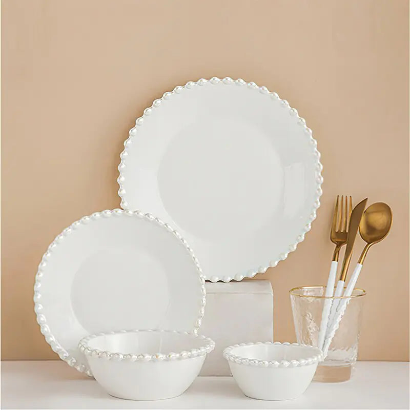 Ceramic Tableware Set Nordic Creative Pearls | ZanziZest