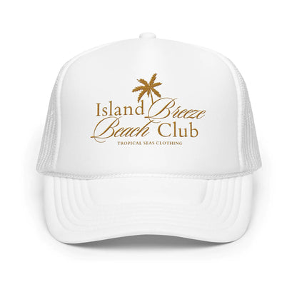 Foam Island Breeze Beach Club trucker hat | ZanziZest