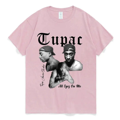 Graphic Cartoon Tupac Print T-shirt | ZanziZest