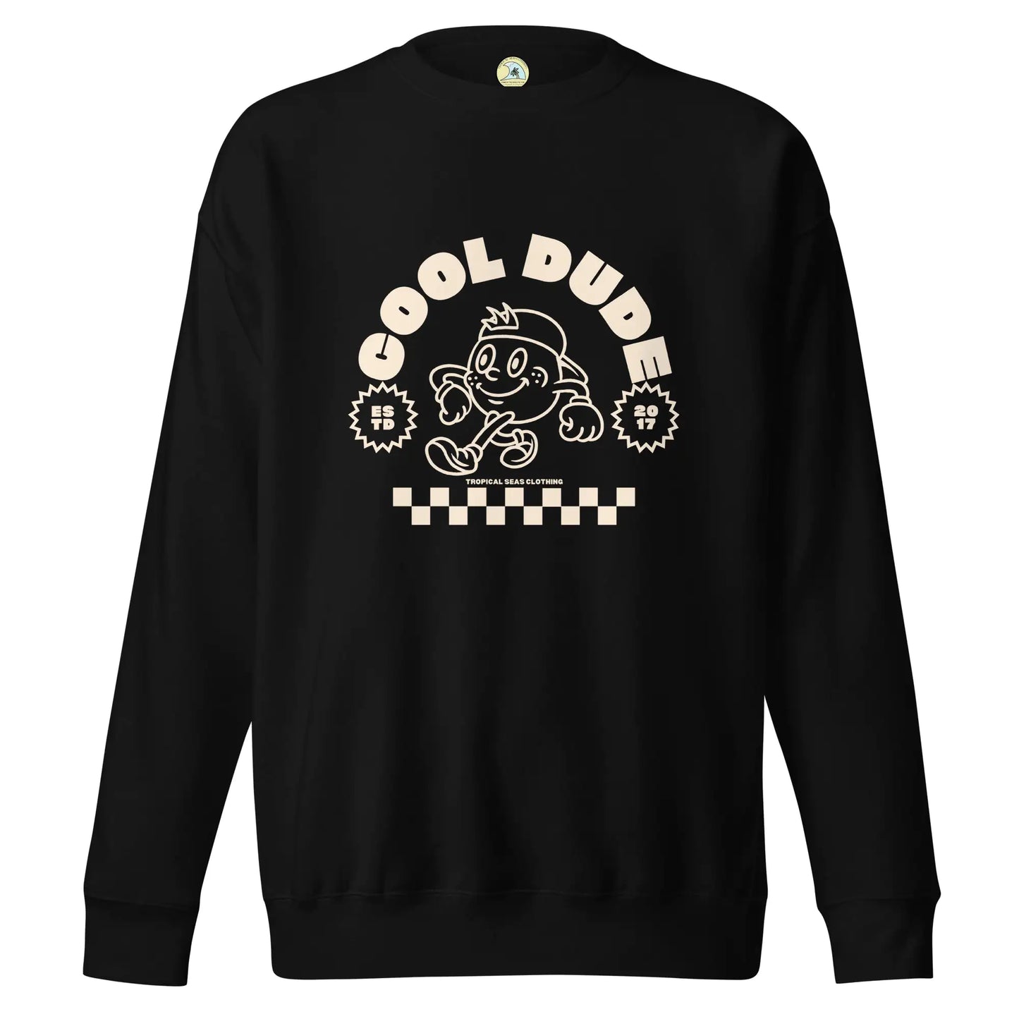 Cool Dude Surfer Premium Sweatshirt | ZanziZest