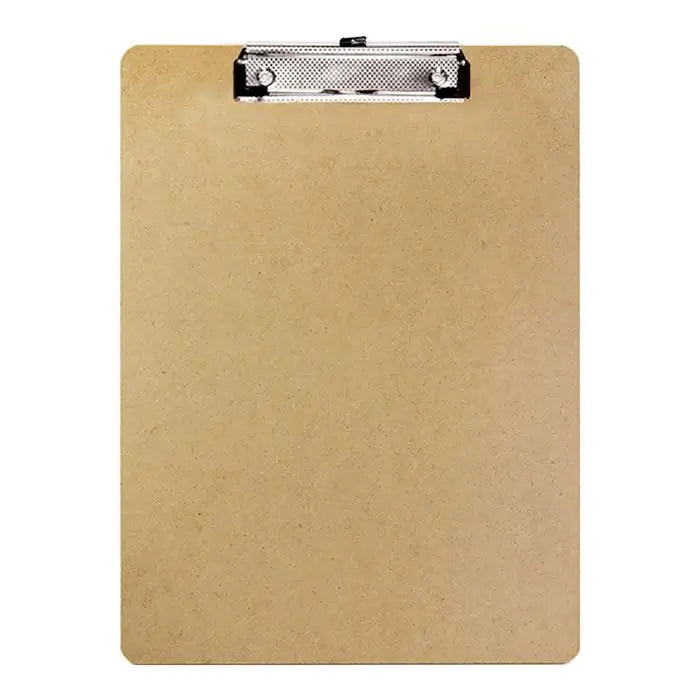 Standard Size Hardboard Clipboard w/ Low Profile Clip | ZanziZest