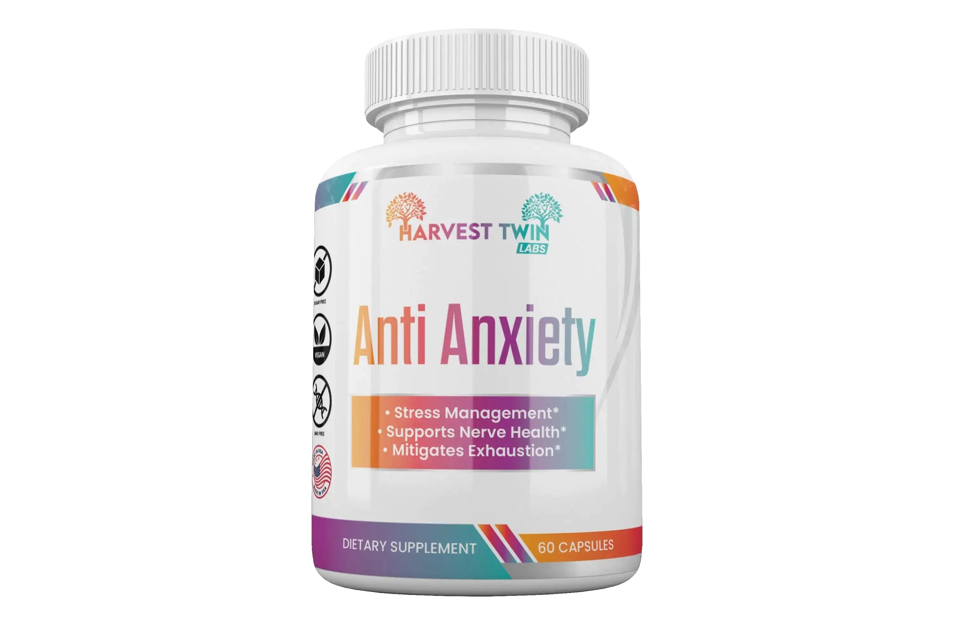 Anti-Anxiety Supplement for Stress Reduction, Cortisol Levels, Relaxation, and Mood Balance | ZanziZest