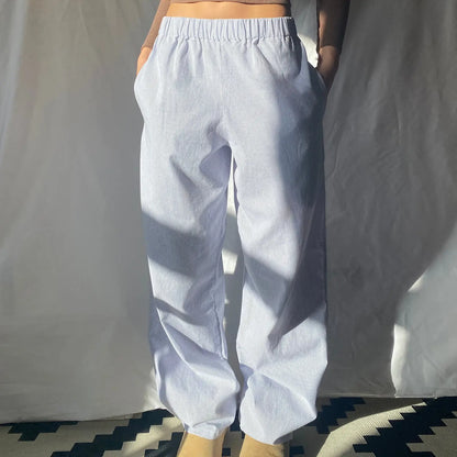 Cleanfit Striped Casual Trousers | ZanziZest