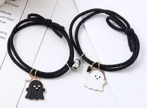 Ghost Emoji Couple Bracelet | ZanziZest