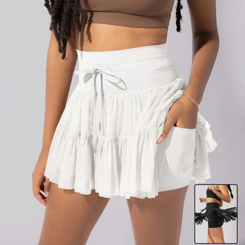 High Waist Lace Skorts | ZanziZest