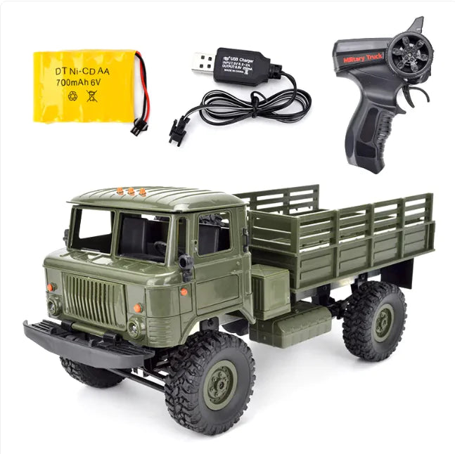 RogueClimb RC 4WD Off-Road Military Truck – Remote Control Adventure Vehicle | ZanziZest