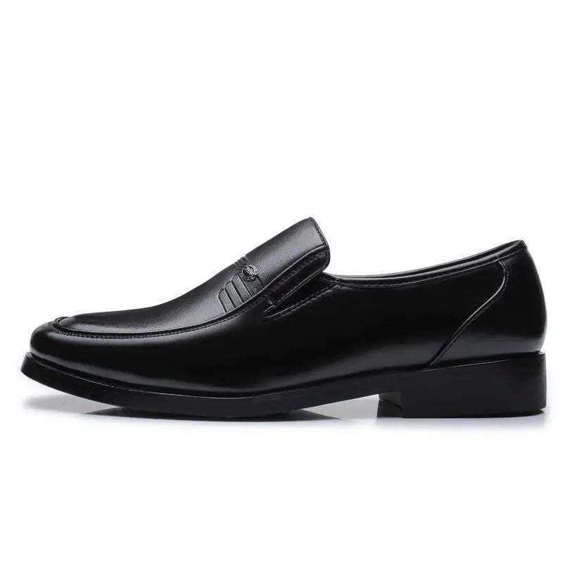 Men's Black Leather Formal Shoes | ZanziZest