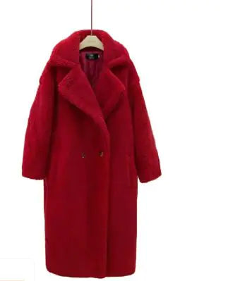 Long Winter Cashmere Lamb Winter Coat | ZanziZest