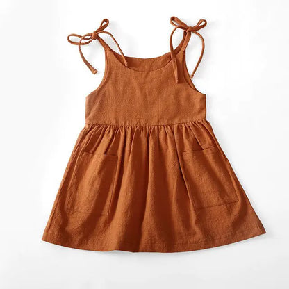 Sleeveless Cotton Toddler Dress | ZanziZest