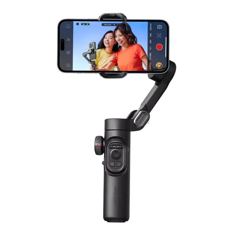 3-Axis Handheld Gimbal Stabilizer for Smartphone with Fill Light | ZanziZest