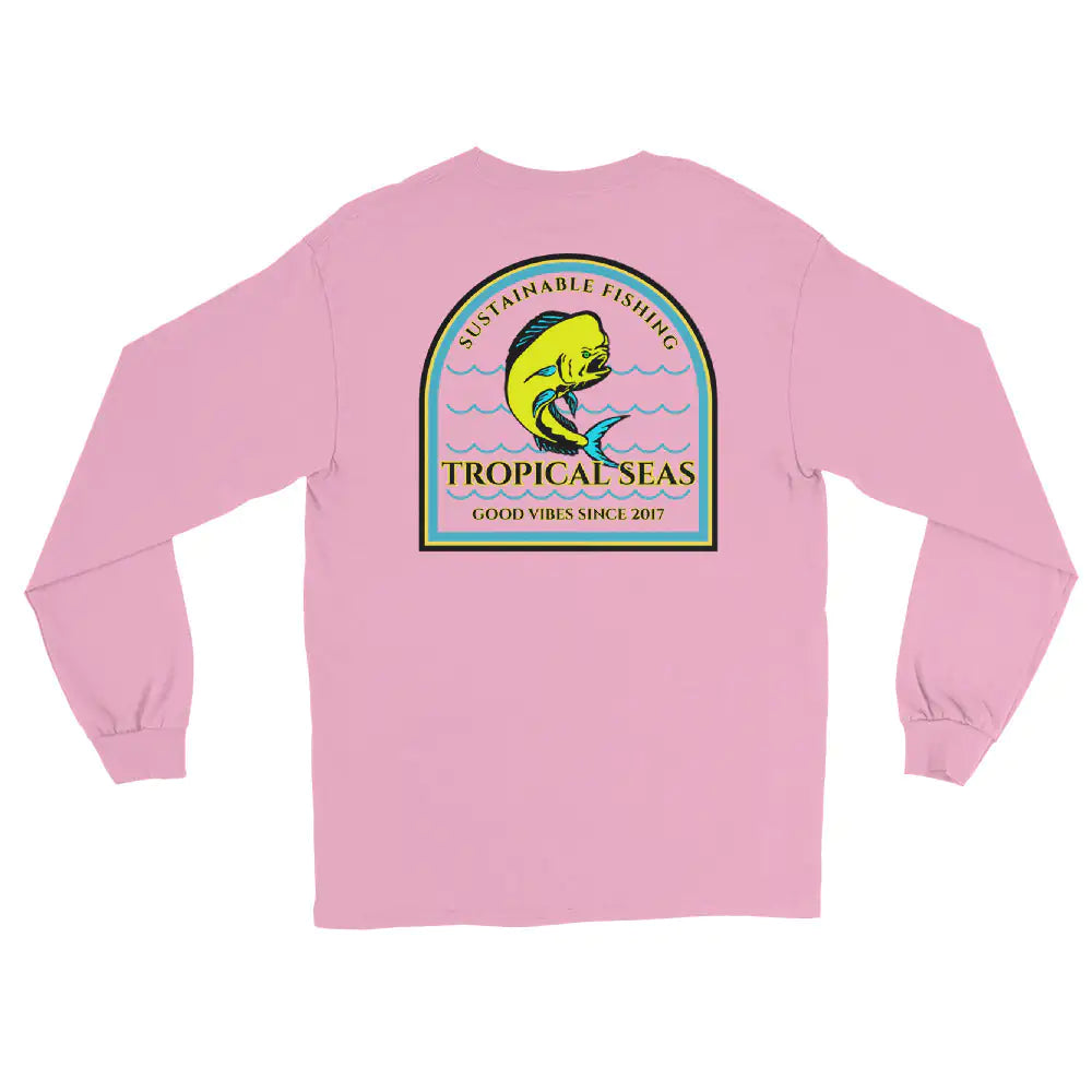 Men's Sustainable Fishing Mahi Mahi Long Sleeve Shirt | ZanziZest