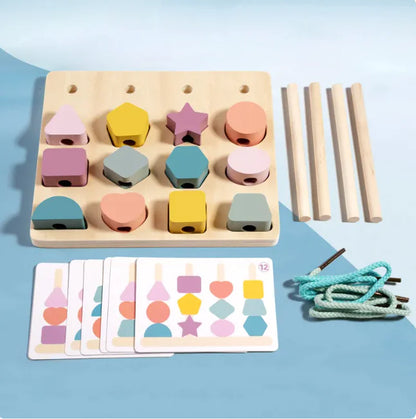 Shape Stacking Matching Board | ZanziZest