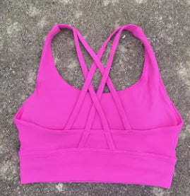 Women Cross Back Fitness Sport Bra | ZanziZest