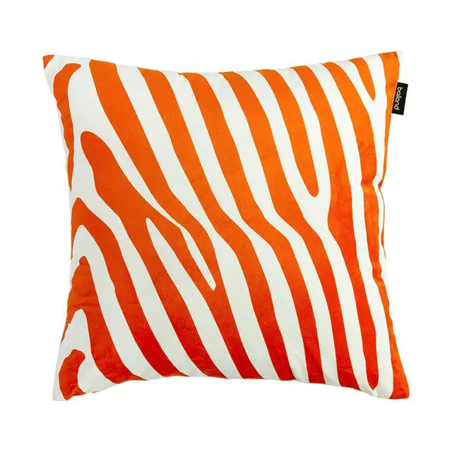 Retro Velvet Flying Tiger Embroidery Cushion Cover | ZanziZest