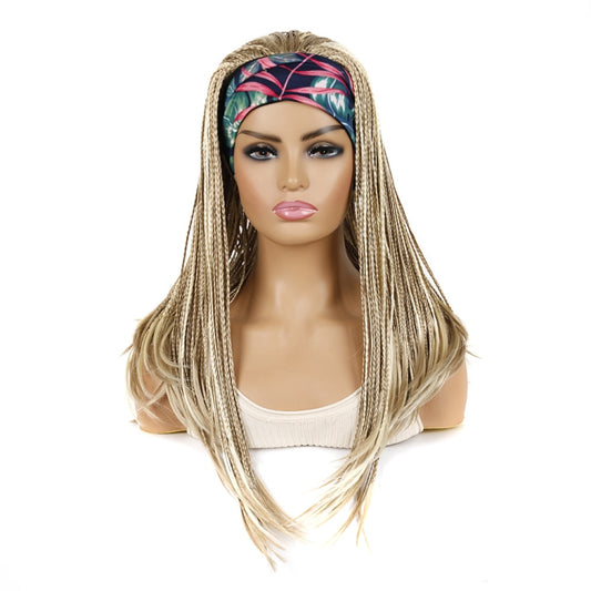 Colored Small Dirty Braid Wig Headgear Hair Band Style Small Braid Wig Headgear(L6T613#1 Flowers) | ZanziZest