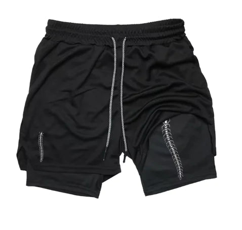 Print 2 in 1 Running Shorts for Men Gym | ZanziZest