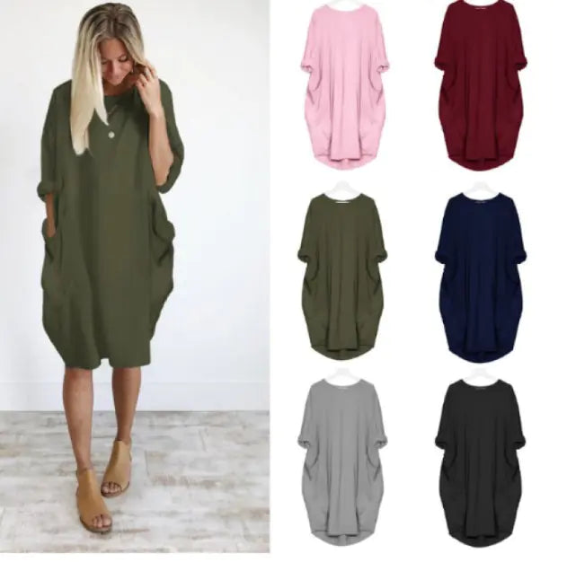 Casual Mid-length Dress | ZanziZest