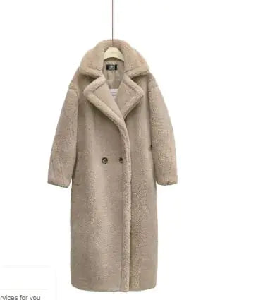 Long Winter Cashmere Lamb Winter Coat | ZanziZest