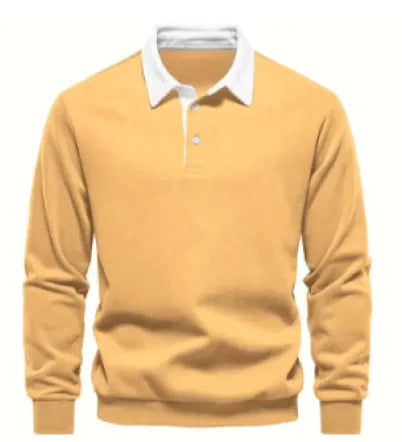 Men's Casual Polo Collar Sweater | ZanziZest