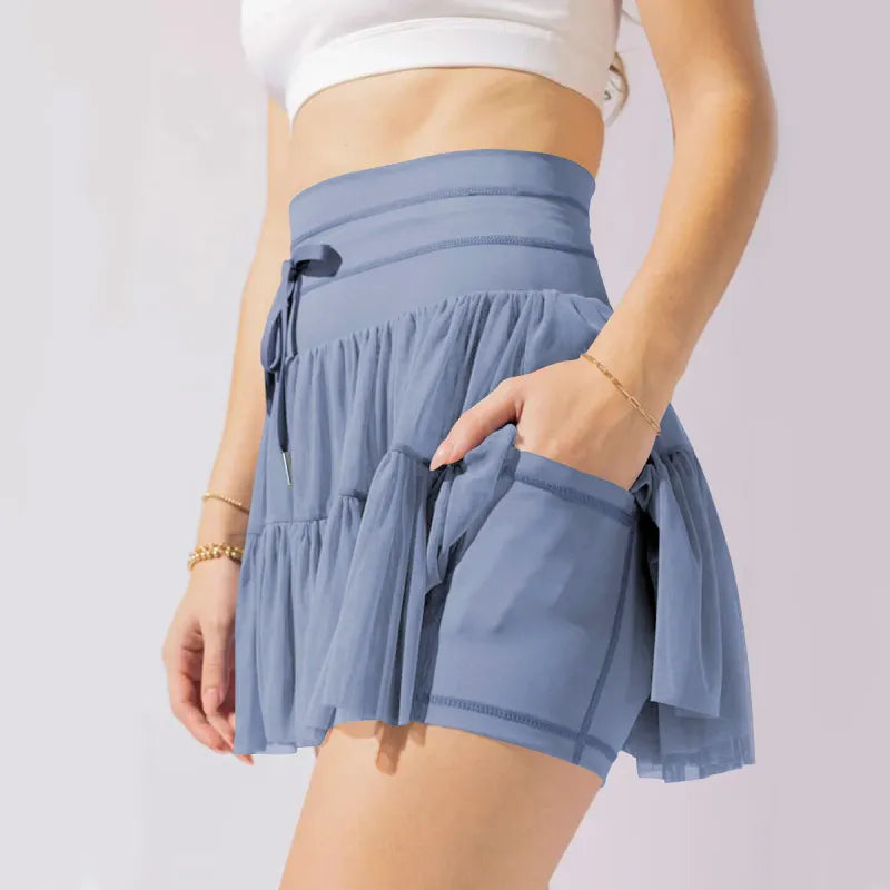 High Waist Lace Skorts | ZanziZest