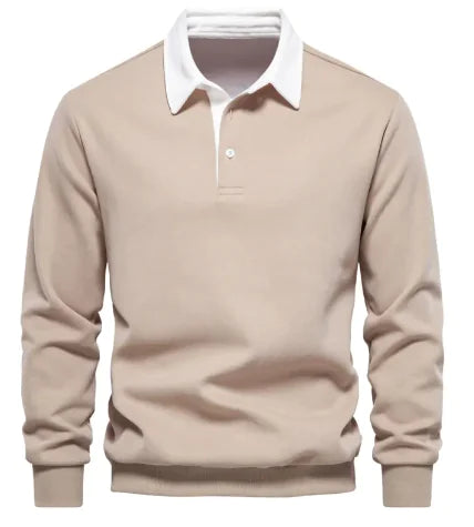 Men's Casual Polo Collar Sweater | ZanziZest