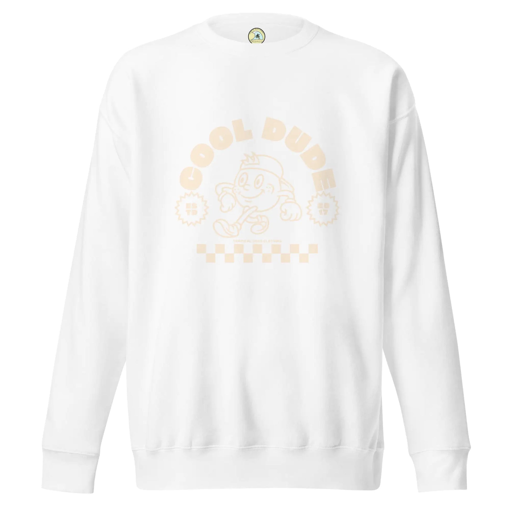 Cool Dude Surfer Premium Sweatshirt | ZanziZest