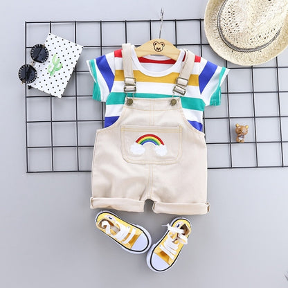 Summer Baby Suspenders Suit | ZanziZest