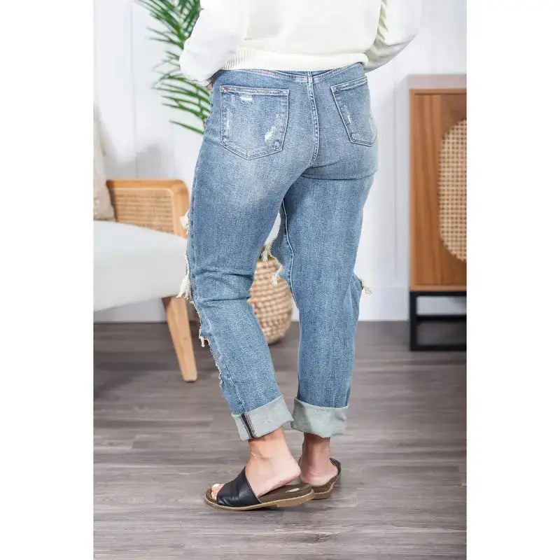 Straight Shooter Ripped Jeans | ZanziZest