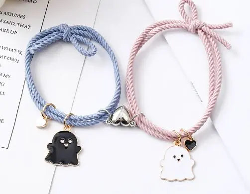 Ghost Emoji Couple Bracelet | ZanziZest