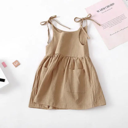 Sleeveless Cotton Toddler Dress | ZanziZest