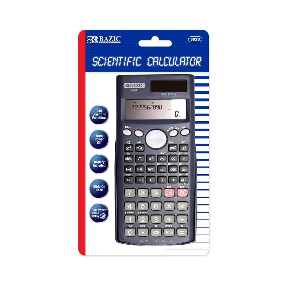 240 Function Scientific Calculator w/ Slide-On Case | ZanziZest