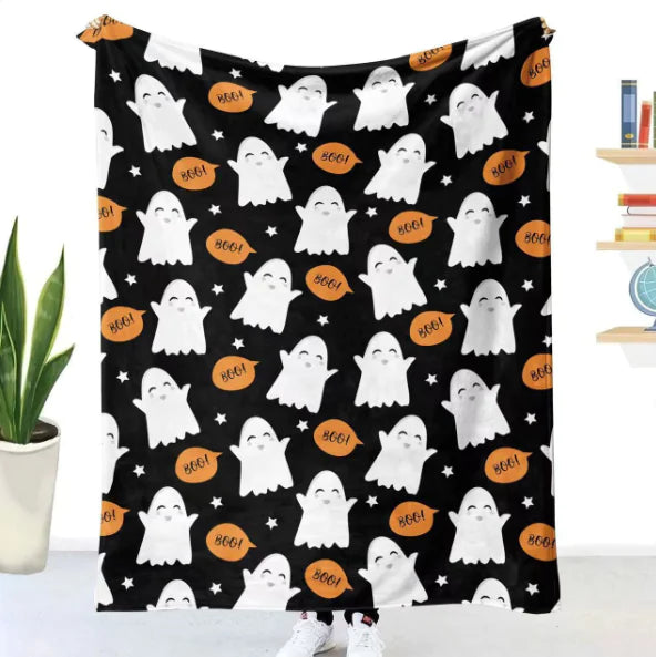 Spooky Comfort Flannel Blanket | ZanziZest