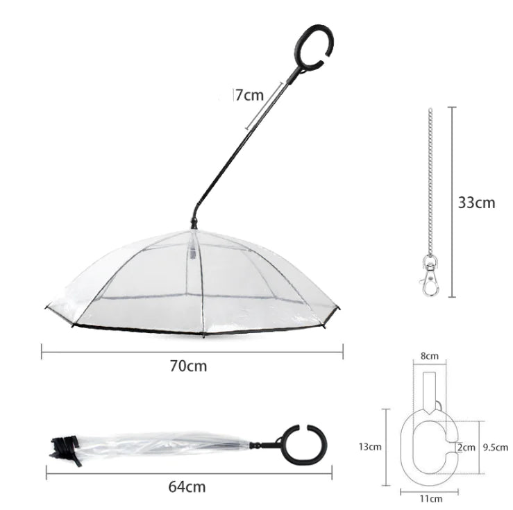 Transparent Pet Umbrella | ZanziZest